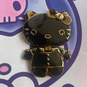 Sanrio Hello Kitty Rotatable Folding Phone Stand with mirror (new) Black